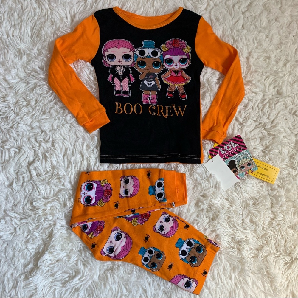 L.O.L Surprise Girls Long Sleeve Halloween Pajama